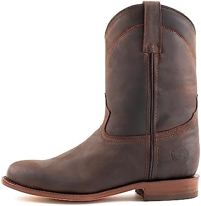 Amazon.com | 7L SIETE LEGUAS - Men's Leather Roper Boot with